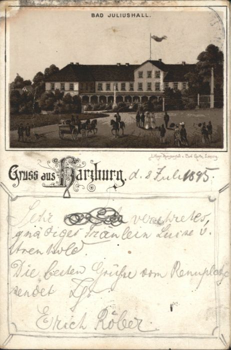 Bad Harzburg Bad Juliushall Litho
