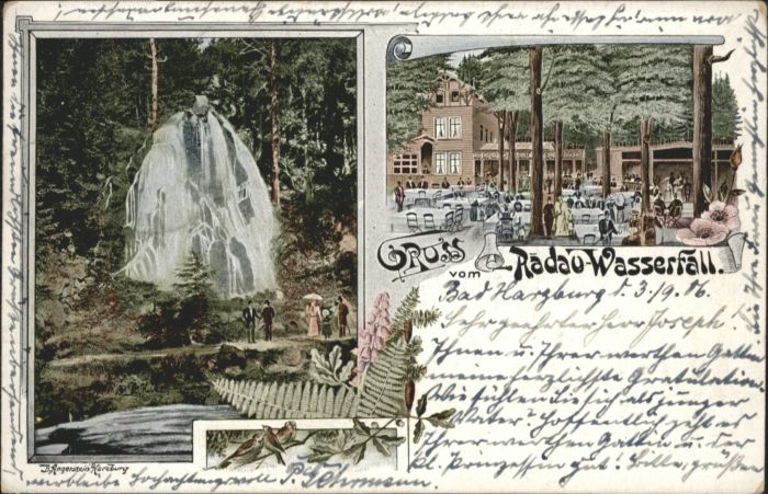 Bad Harzburg Radau Wasserfall