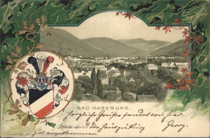 Bad Harzburg Wappen Prägedruck