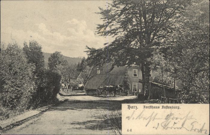 Clausthal-Zellerfeld Goslar Niedersachsen [Stempelabschlag] Forsthaus Festenburg