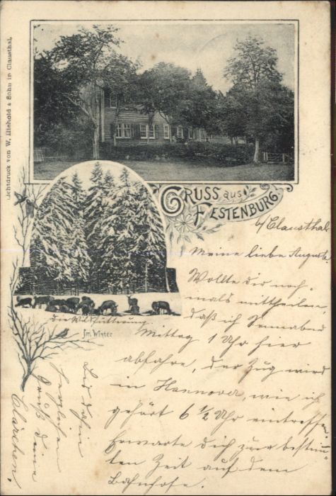 Clausthal-Zellerfeld Goslar Niedersachsen [Stempelabschlag] Festenburg