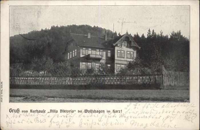 Wolfshagen Harz Kurhaus Villa Viktoria