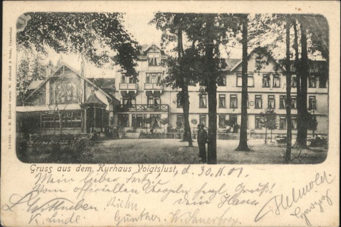 Clausthal-Zellerfeld [Stempelabschlag] Kurhaus Voigtslust