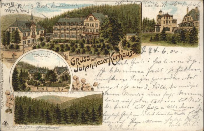 Clausthal-Zellerfeld Johanneser Kurhaus Litho