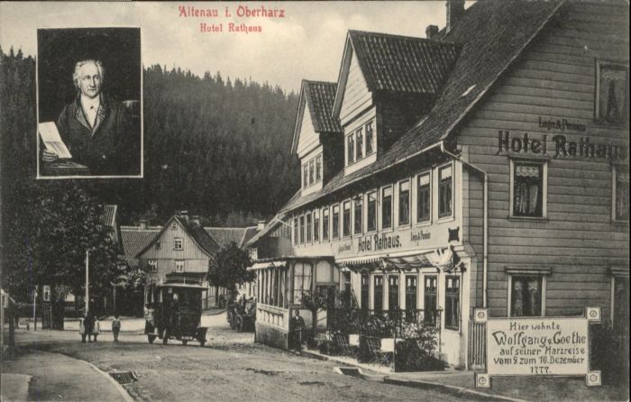 Altenau Harz Hotel Rathaus Goethe