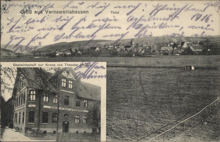 Vernawahlshausen Gastwirtschaft zur Krone