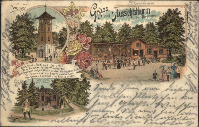 Northeim Aussichtsturm Litho