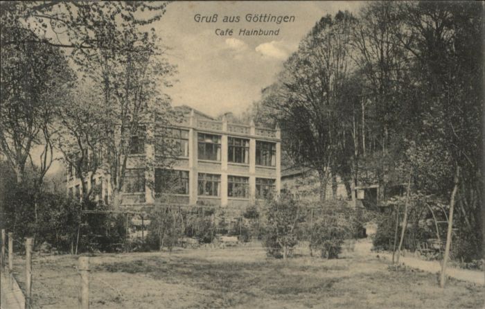 Goettingen Niedersachsen Göttingen Cafe Hainbund