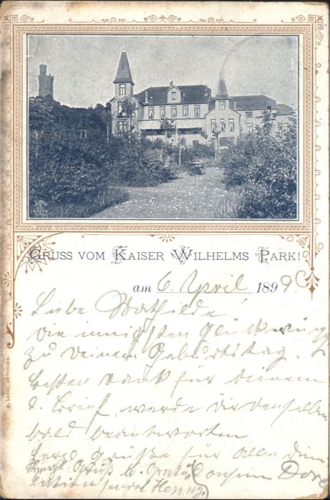 Goettingen Niedersachsen Göttingen Kaiser Wilhelm Park