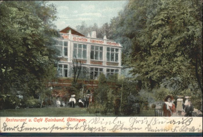 Goettingen Niedersachsen Göttingen Restaurant Cafe Hainbund