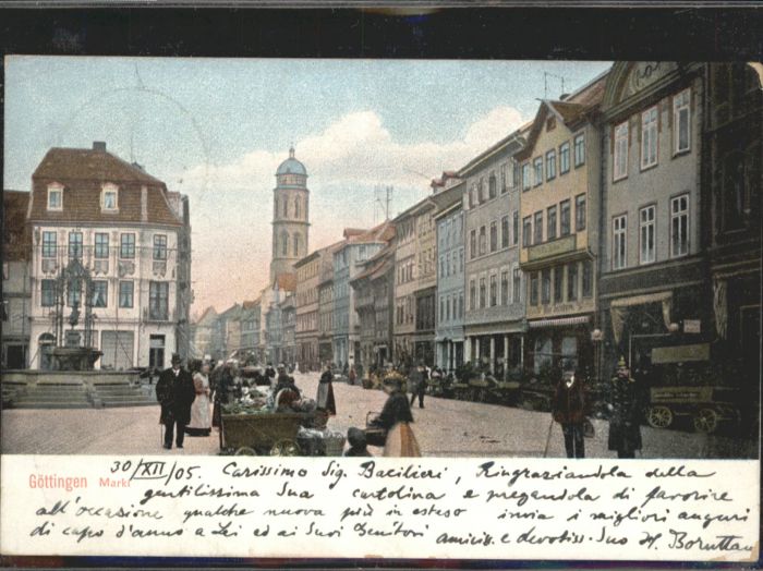 Goettingen Niedersachsen Göttingen Markt