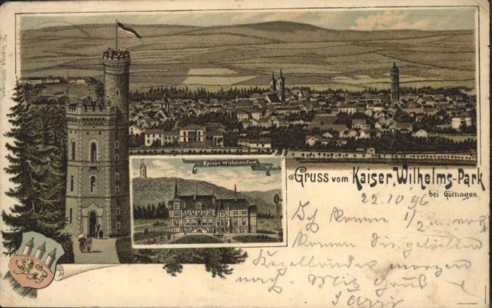 Goettingen Niedersachsen Göttingen Kaiser Wilhelms-Park Wappen L