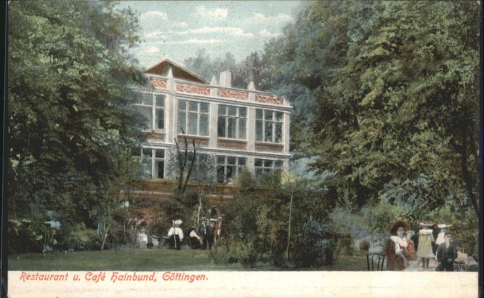 Goettingen Niedersachsen Göttingen Restaurant Cafe Hainbund
