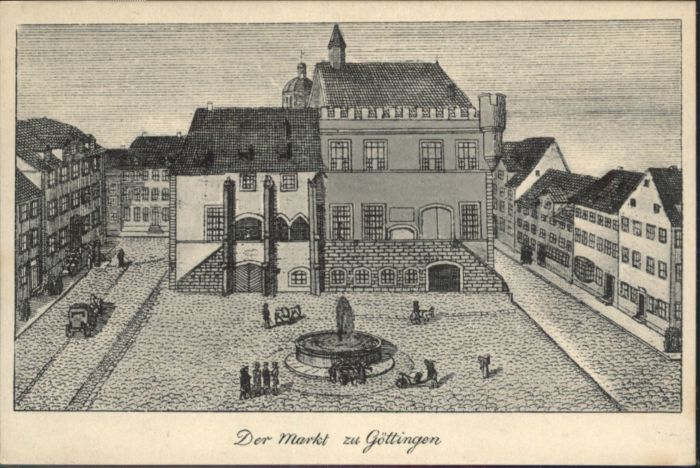 Goettingen Niedersachsen Göttingen Markt