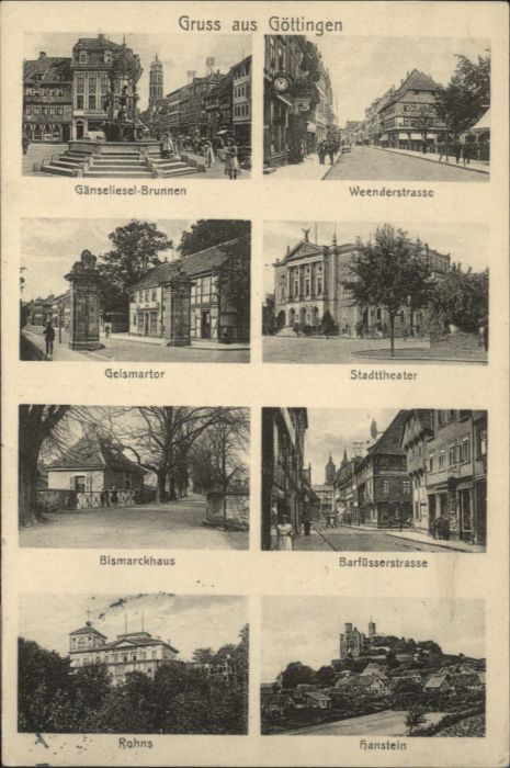 Goettingen Niedersachsen Göttingen Brunnen Weenderstrasse Rohns