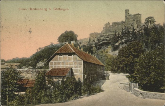 Goettingen Niedersachsen Göttingen Ruine Hardenberg