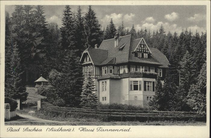 Bad Sachsa Harz Bad_Sachsa Haus Tannnenried