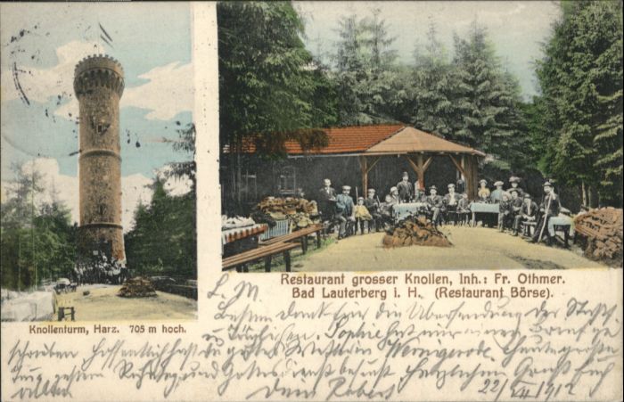 Bad Lauterberg Knollenturm Restaurant Grosser Knollen