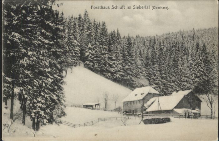 Sieber Forsthaus Schluft Siebertal