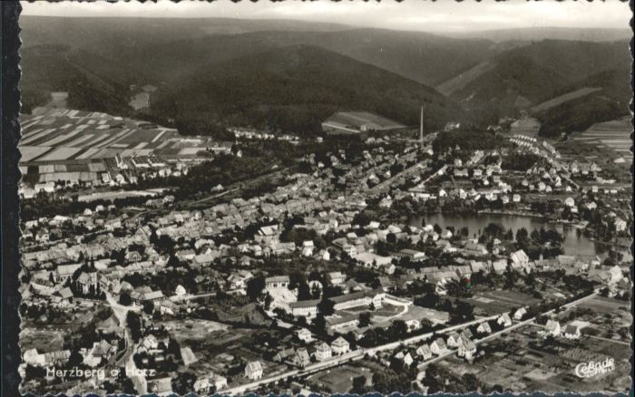 Herzberg Harz Fliegeraufnahme