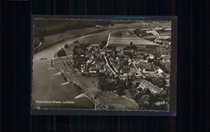 Wahmbeck Weserbergland Wahmbeck_Niedersachsen Fliegeraufnahme