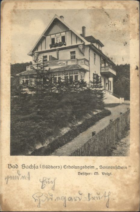 Bad Sachsa Harz Bad_Sachsa Erholungsheim Sonnenschein