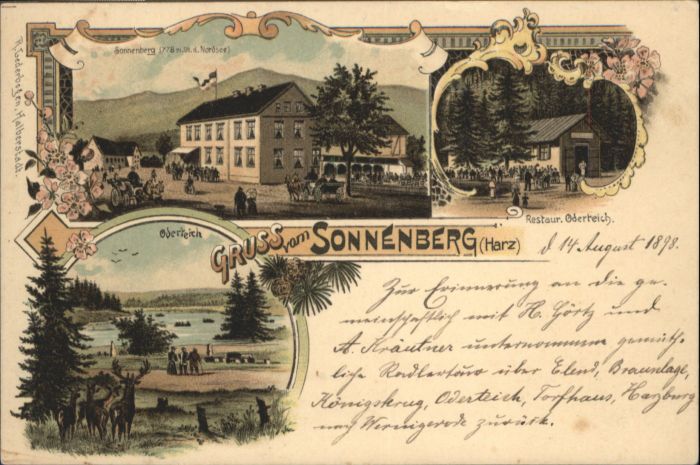 Sonnenberg Harz Restaurant Oderteich