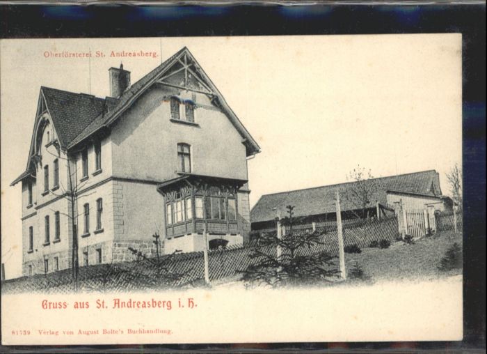 St Andreasberg Harz St_Andreasberg Oberförsterei