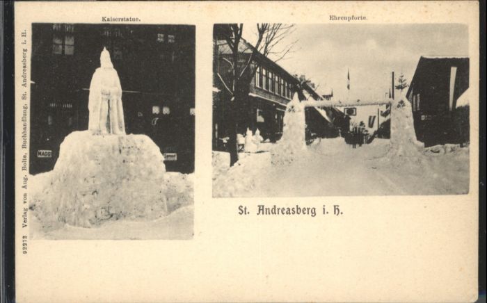 St Andreasberg Harz St_Andreasberg Kaiserstatue Ehrenpforte