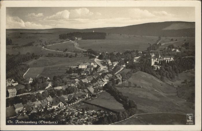 St Andreasberg Harz St_Andreasberg Fliegeraufnahme