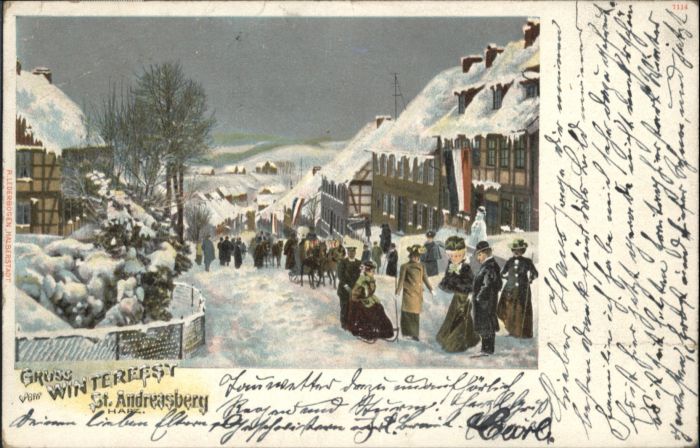 St Andreasberg Harz St_Andreasberg Winterfest Schlittschuhl