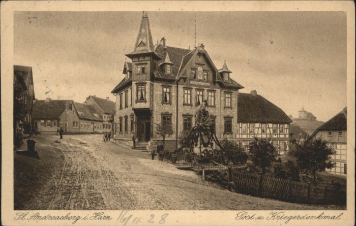 St Andreasberg Harz St_Andreasberg Post Kriegerdenkmal