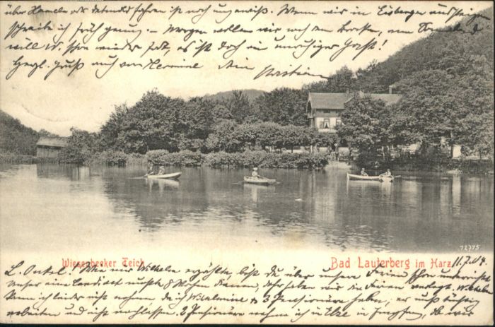 Bad Lauterberg Harz Wiesenbecker Teich