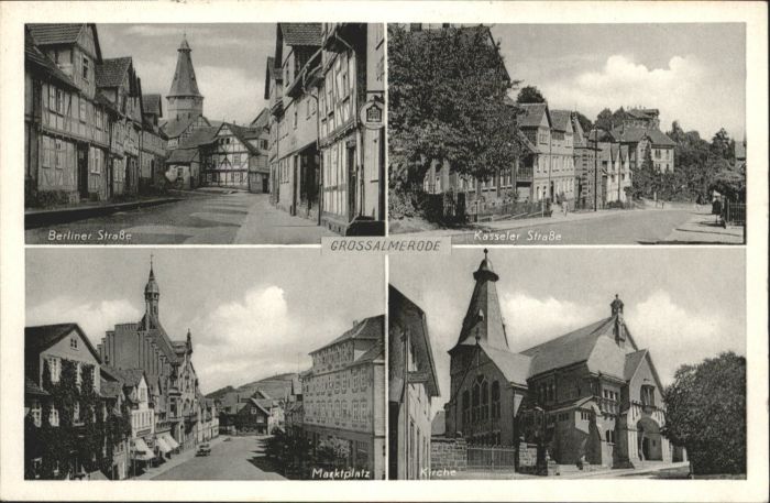 Grossalmerode Berliner Strasse Kasseler Strasse Markt