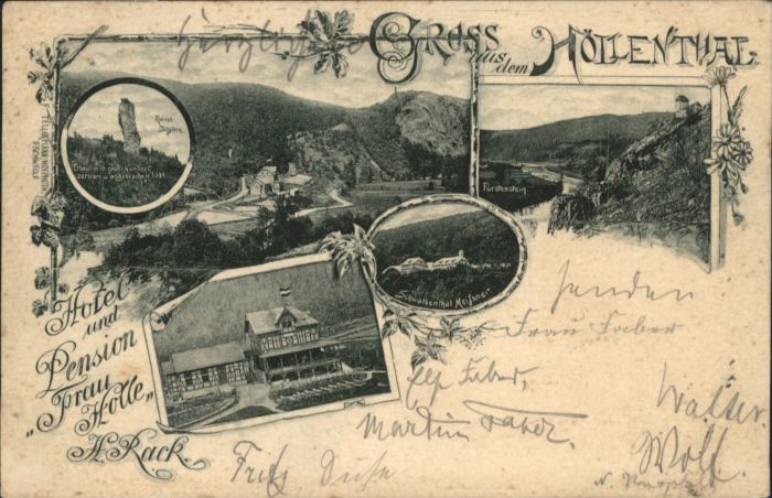 Bad Sooden-Allendorf [Stempelabschlag] Höllenthal Hotel Pens