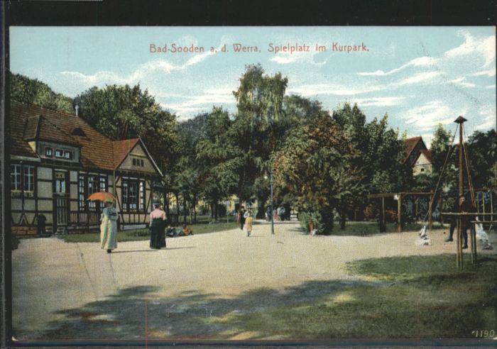 Bad Sooden-Allendorf Werra Spielplatz Kurpark