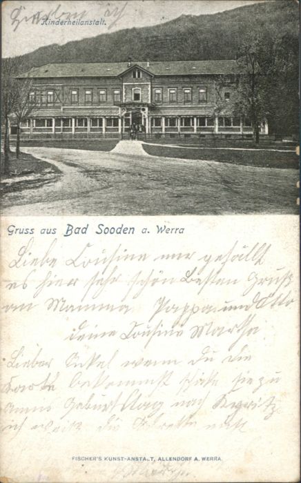 Bad Sooden-Allendorf Werra Kinderheilanstalt