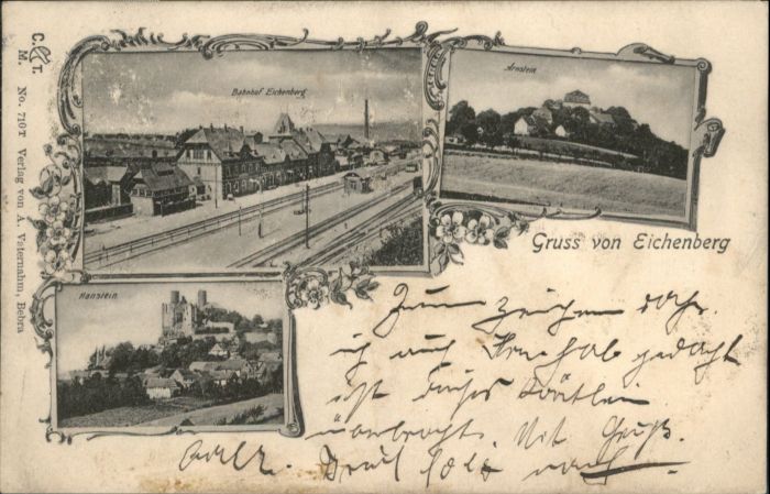 Eichenberg Werra Bahnhof Arnstein Hanstein