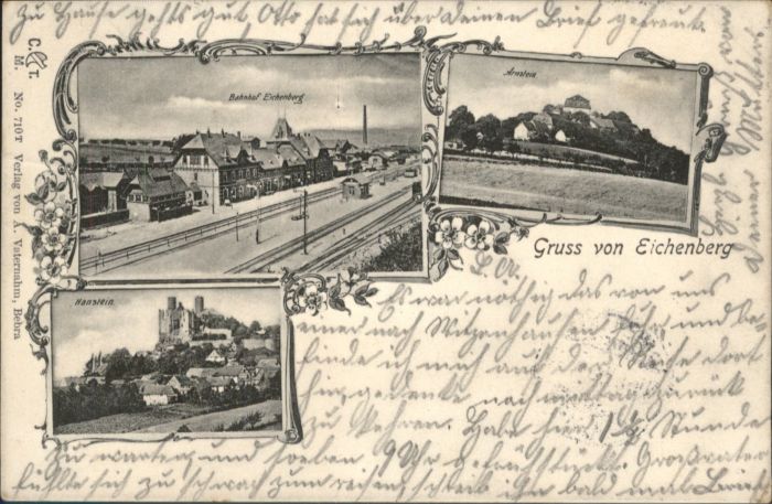 Eichenberg Werra Bahnhof Arnstein Hanstein