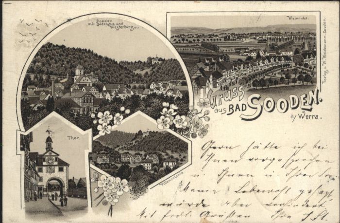 Bad Sooden-Allendorf Werra Thor Badehaus Westerburg Weinruhe