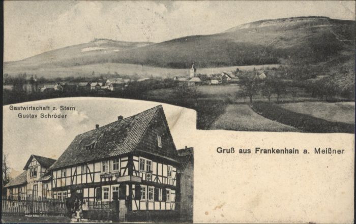 Frankenhain Eschwege Meissner Gastwirtschaft zum Stern