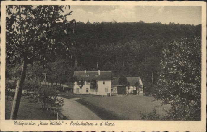 Herleshausen Werra Pension Neue Mühle