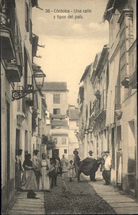 Cordoba Andalucia Cordoba Calle Tipos Pais