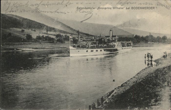 Bodenwerder Salondampfer Kronprinz Wilhelm