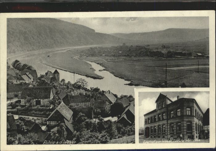 Ruehle Oberweser Gasthof zur Weser Ludwig Warnecke