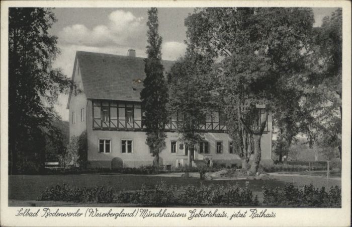 Bodenwerder Geburtshaus Münchhausen