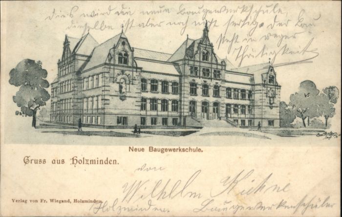 Holzminden Weser Holzminden Baugewerksschule