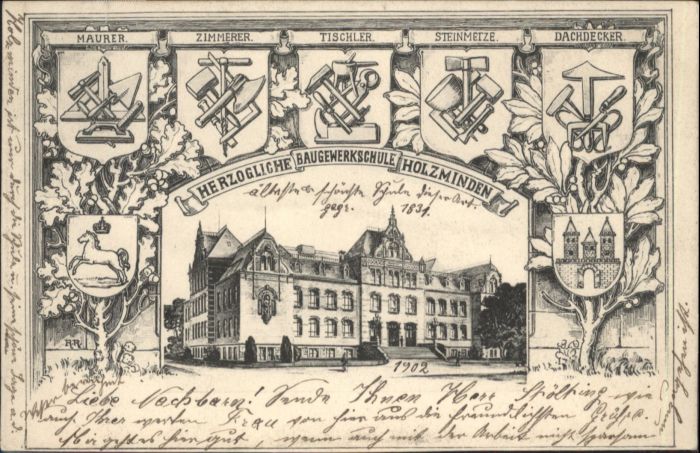 Holzminden Weser Holzminden Baugewerksschule