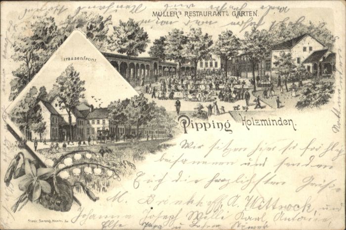 Holzminden Weser Holzminden Pipping Müllers Restaurant G