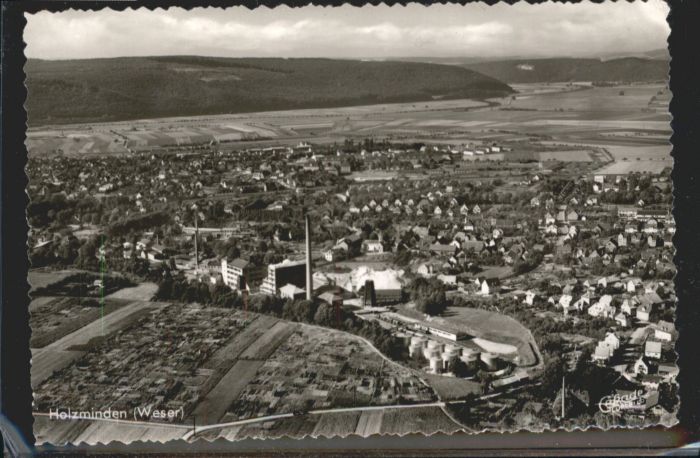 Holzminden Weser Holzminden Fliegeraufnahme